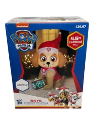 Lot 203KR- 4 1/2 FEET TALL! Paw Patrol Skye Airblown Inflatable - Lights Up - New - Christmas Yard Decor