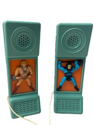 Lot 708 - Vintage 1984 Masters Of The Universe He-man Walkie-talkies
