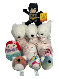 Lot 211KR - Plush! Gifts For All Squishmallow, Soft Dogs & Even Batman! All New With Tags!!