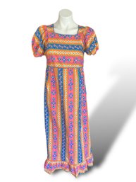 Lot 31- Vintage Margin Long Cotton Dress - Empire Style