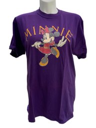 Lot 709 - Vintage Mickey Unlimited Minnie Mouse Purple T-shirt Nightgown X-Large