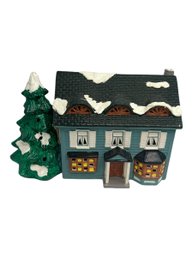 Lot 237KR - Department 56 Snow Village Springfield House 1987- Christmas - Winter Decor