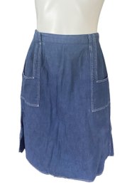 Lot 21- Therma-jac Denim Jean Wrap Skirt- Womens Size Small Medium?