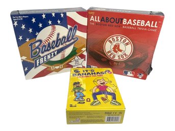 Lot 212KR - Gifts For The Baseball Fan!  Brand New Board Games