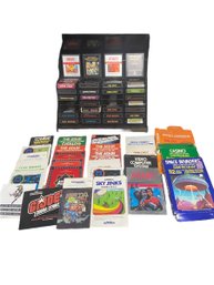 Lot 10KR - Atari Game Lot With Case - Extra Manuals & Boxes - 28 Games!