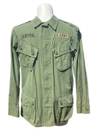 Lot 6SUN- 1960s US MILITARY Vintage Army Jungle Fatigues Jacket - Vietnam Era
