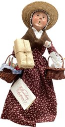 Lot 29RR- Byers Choice Carolers Ret Hang Tag 2003 Exclusive For Williamsburg Woman Goose Marketing