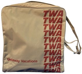 Lot 628 - TWA AIRLINE - Getaway Vacations Carry On Bag - Excellent Condition - Trans World Airline