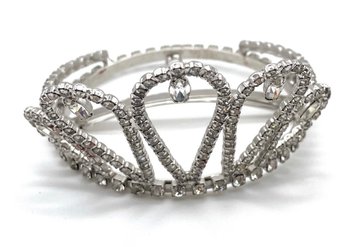 Lot 8- Princess Rhinestone Tiara - Sits On Head!