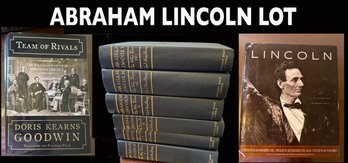 Lot 314 - 1920s 6 Volume Set By Carl Sandburg & Team Of Rivals - The Political Genius Of Abraham Lincoln