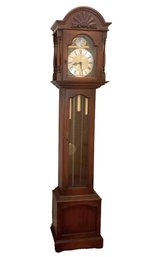 Lot 11- STUNNING! Franz Hermle Grandfather Clock 74 Inches