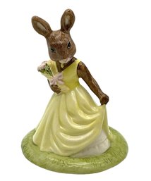 Lot 74- 2002 Royal Doulton Bunnykins With Love Hand Made - Hand Decorated Bunny Rabbit Figurine