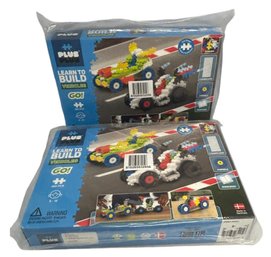 Lot 225KR - PlusPlus Learn To Build Vehicles Set - Brand New - Lot Of 2 - Christmas Gifts