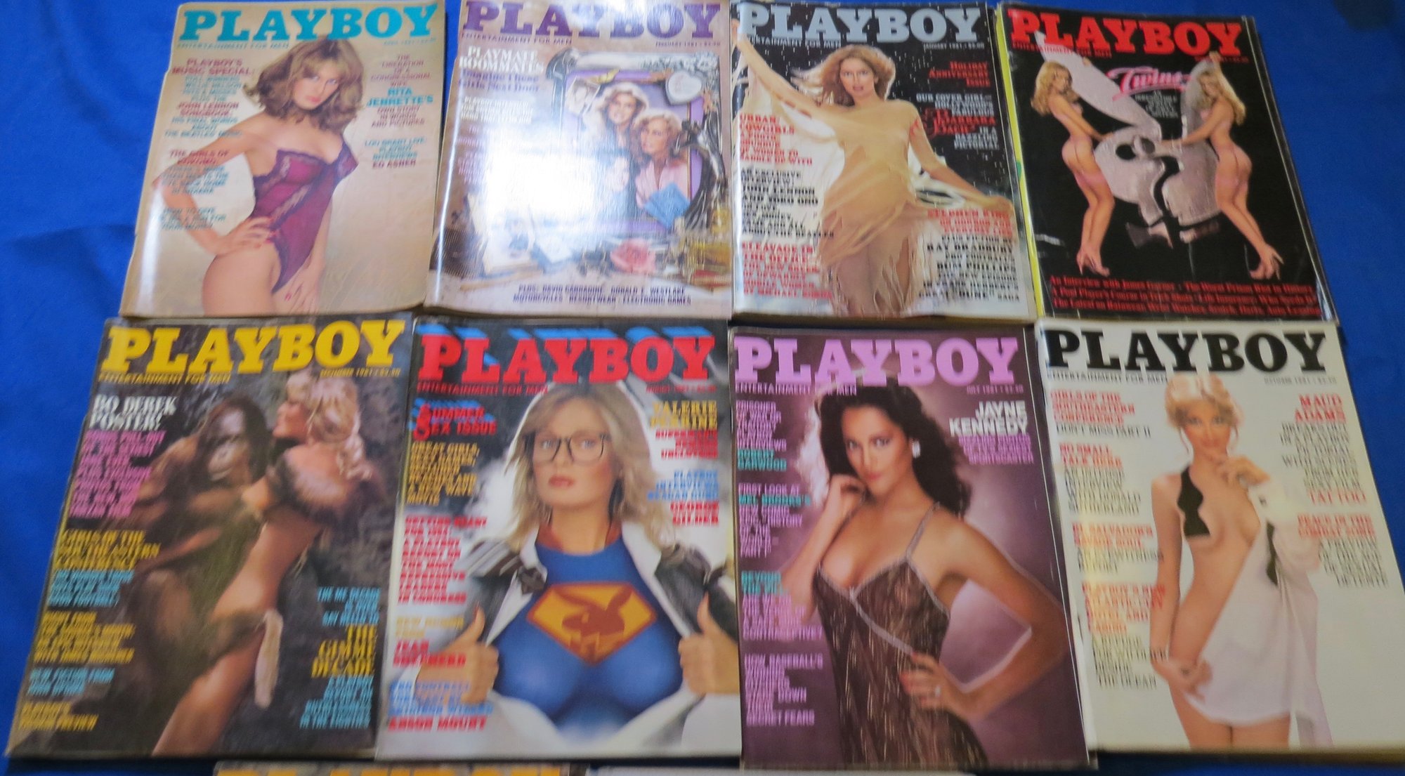 Lot 51- Vintage Playboy Magazines 1981-1984 Joan Collins & Christie  Brinkley #6766 | Auctionninja.com