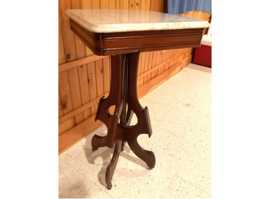 Lot 171- Victorian Style Marble Pedestal Top Table Stand