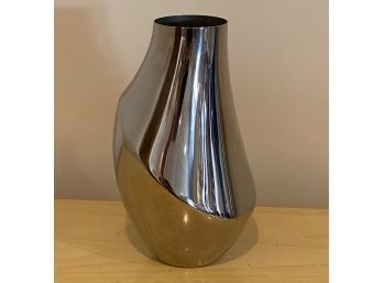 Lot 74 - Collectible Georg Jensen - Denmark Steel Silver Vase - Danish - Norway