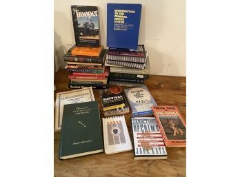 Lot 277 - Criminal Justice Book Lot - Police - Trooper - Prepper & Survival Books - American Courts