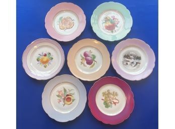 Lot 113 - Limoges Lot Of 5 Plates 8 1/2 Inch And 2 Fine China Plates KLM