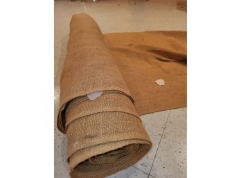 Lot 244 - Roll Of Burlap Material 38 Inch Width Unknown Length