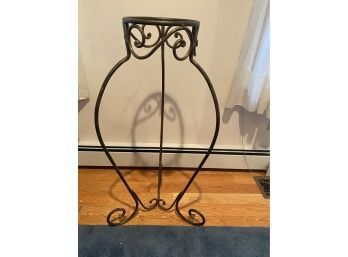 Lot 186 - Heavy 37' High - Iron Plant Stand