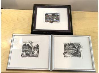 Lot 18- Cool Art Etchings Signed & Numbered Artist M. Killesnik?