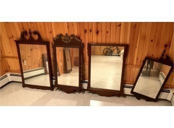 Lot 175- Vintage Mirror Lot Of 4 - As Is