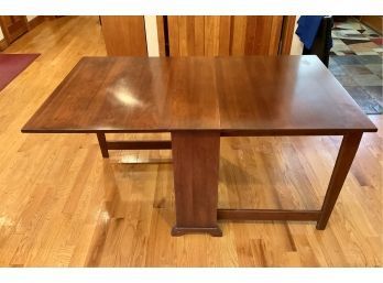 Lot 20 - Maple Foldaway Drop Leaf Kitchen Dining Table - Folds Up