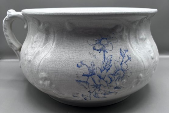 Blue And White Chamber Pot