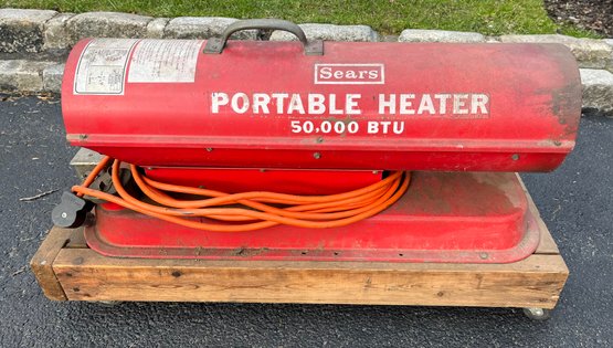 Sears Portable Electric Kerosine Heater - Model 40412 - 50,000BTU