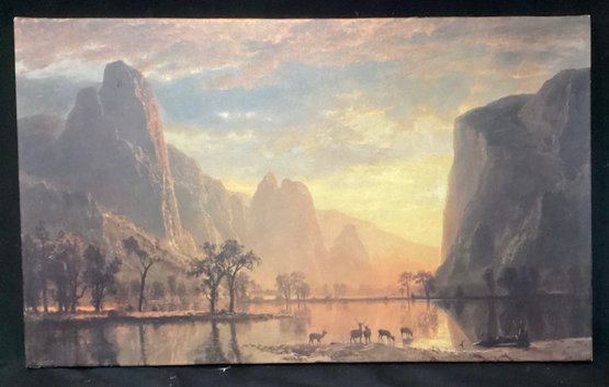 Albert Bierstadt Valley Of The Yosemite 1864 Reproduction Print