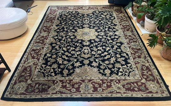 Indian Hand Tufted Wool Area Rug - 8FT X 11FT