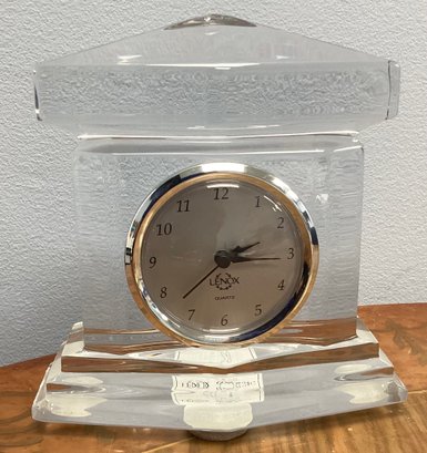 Lenox Crystal Mantle Clock
