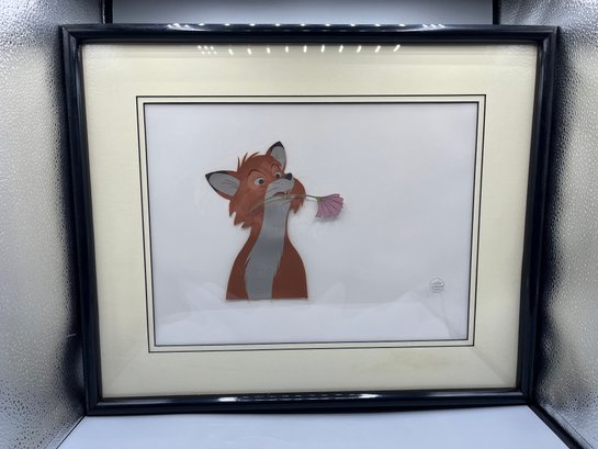 Original Disneys The Fox And The Hound Animation Production Cel Framed