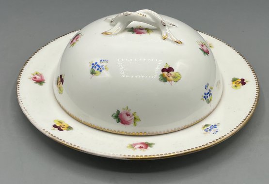 Foley China Stern Bros Porcelain Lidded Butter Dish - Made In England