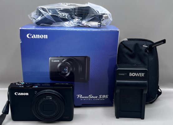 Cannon Powershot S95 Digital Camera And Accessories