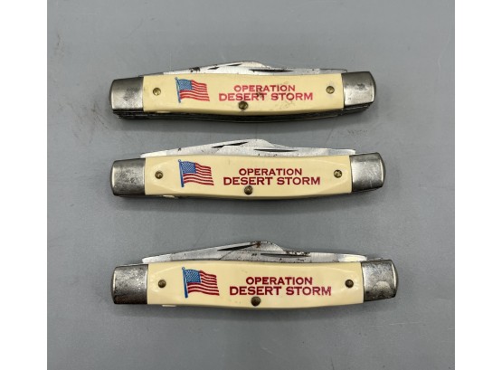 Colonial USA Pocket Knives - 3 Total