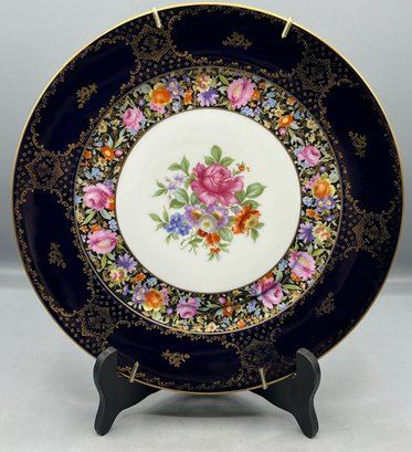 Rosenthal Porcelain Floral Pattern Plate - Made In Germany
