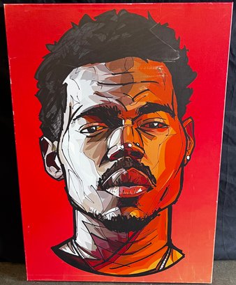 Chance The Rapper Portrait On Canvas