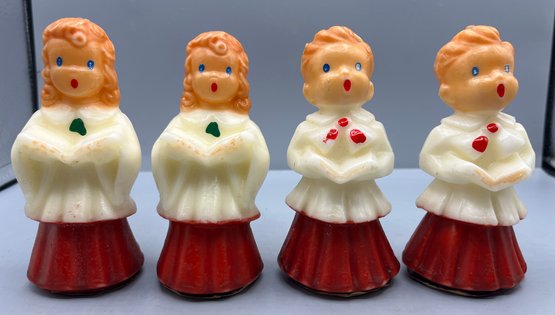 Vintage Gurley Candle Co Choir Children Candles - 4 Total