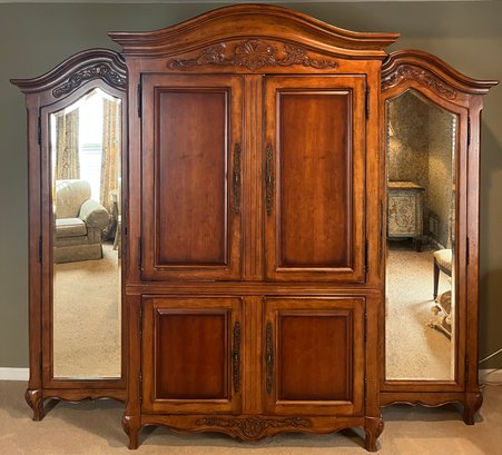 Century Furniture Co. Solid Wood 3-piece Entertainment Center/armoire