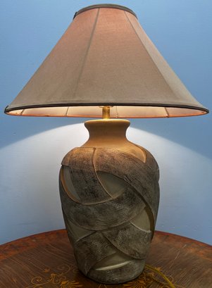 Brown Ceramic Accent Lamp