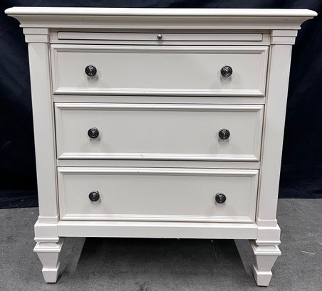 3 Drawer Nightstand With Pull Out Writing Desk