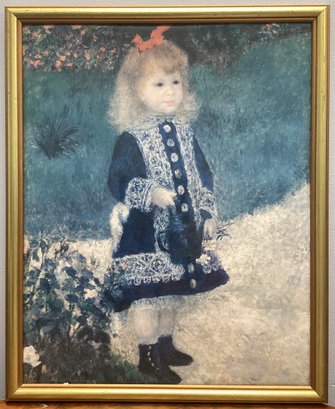 Renoir 'A Girl With A Watering Can' Framed Print