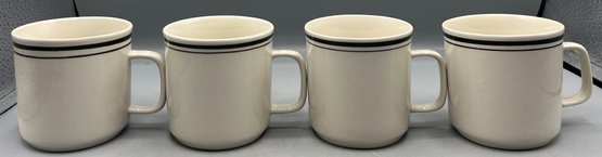 Stoneware Coffee Mug Set - 4 Total