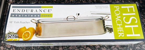 New In Box Endurance Stainless Steel 18' Fish Poacher