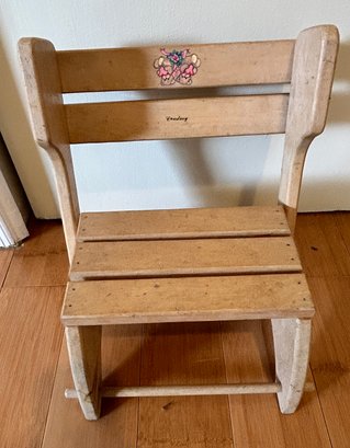 Toddler Convertible Step Stool To Chair