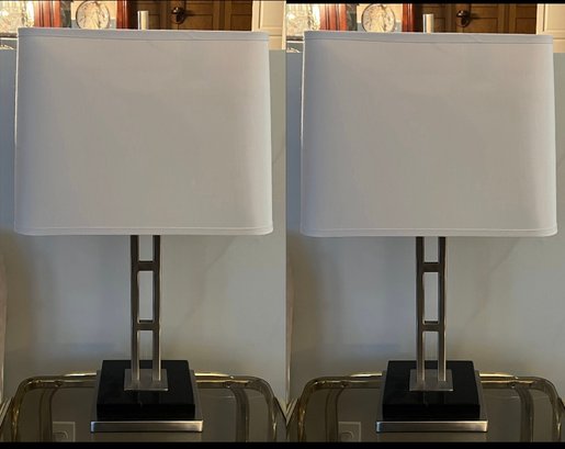 Pair Of Modern Table Lamps