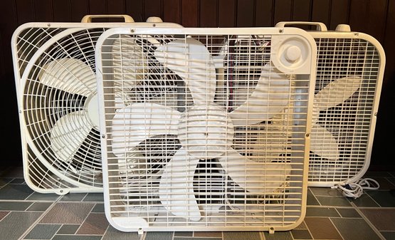 Holmes, Ain King And Lasko Box Fans - 3 Pieces