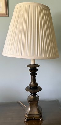 Hollywood Regency Style Brass Table Lamp 32 Inches
