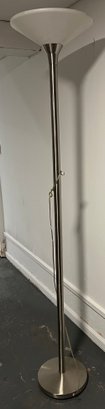 Silver Torchiere Floor Lamp
